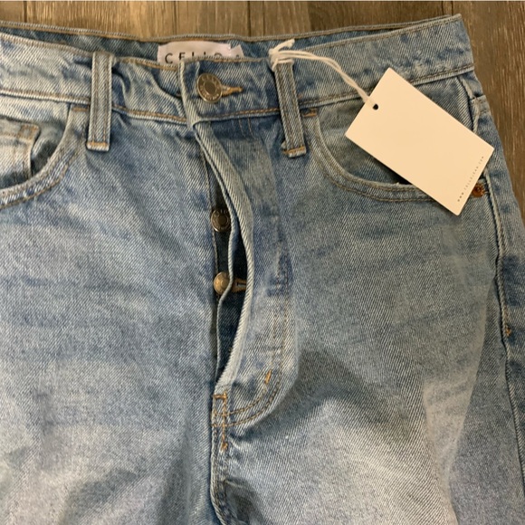 Cello Women's Blue super high rise dad jeans 3 - Picture 3 of 7